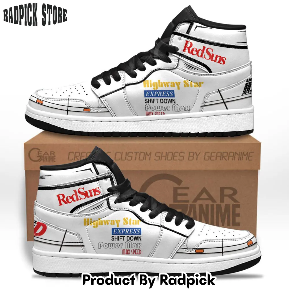 Initial d savanna rx7 fc3s air jordan high top sneakers anime mn27  rp0250450